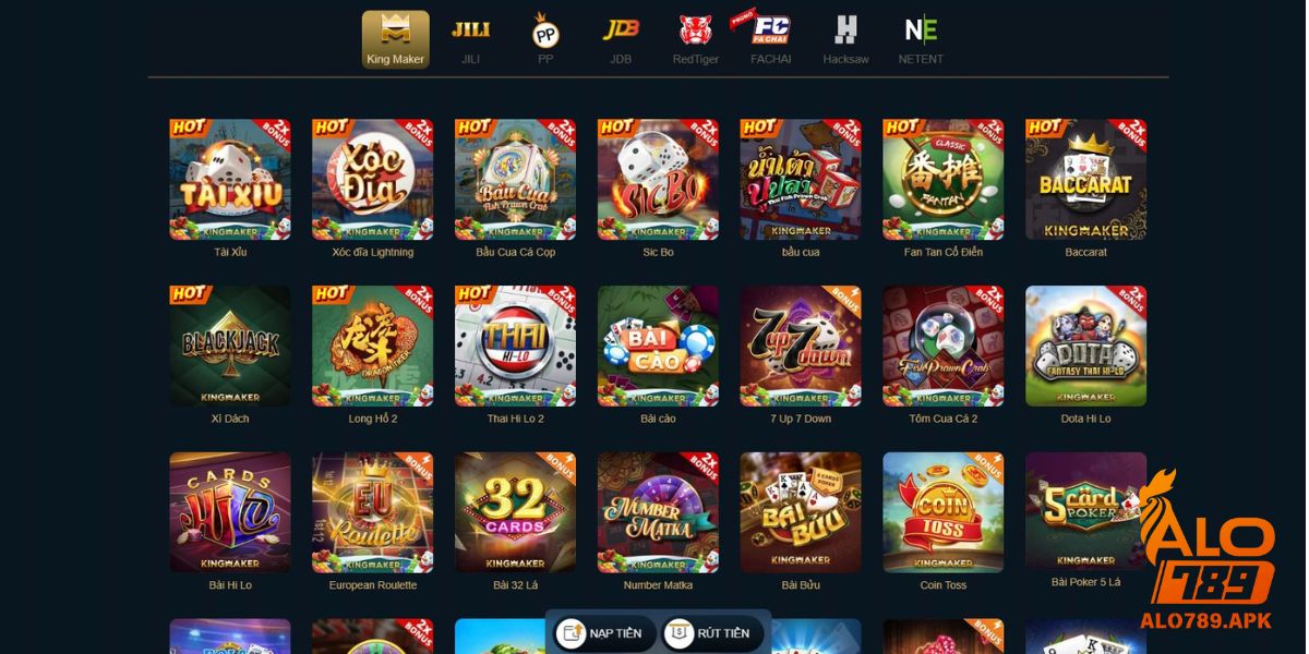 Alo789 đang hợp tác với nhà cung cấp game bài uy tín nào?