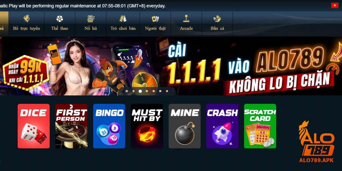 Cài 1.1.1.1 vào Alo789 nhận ngay 99k