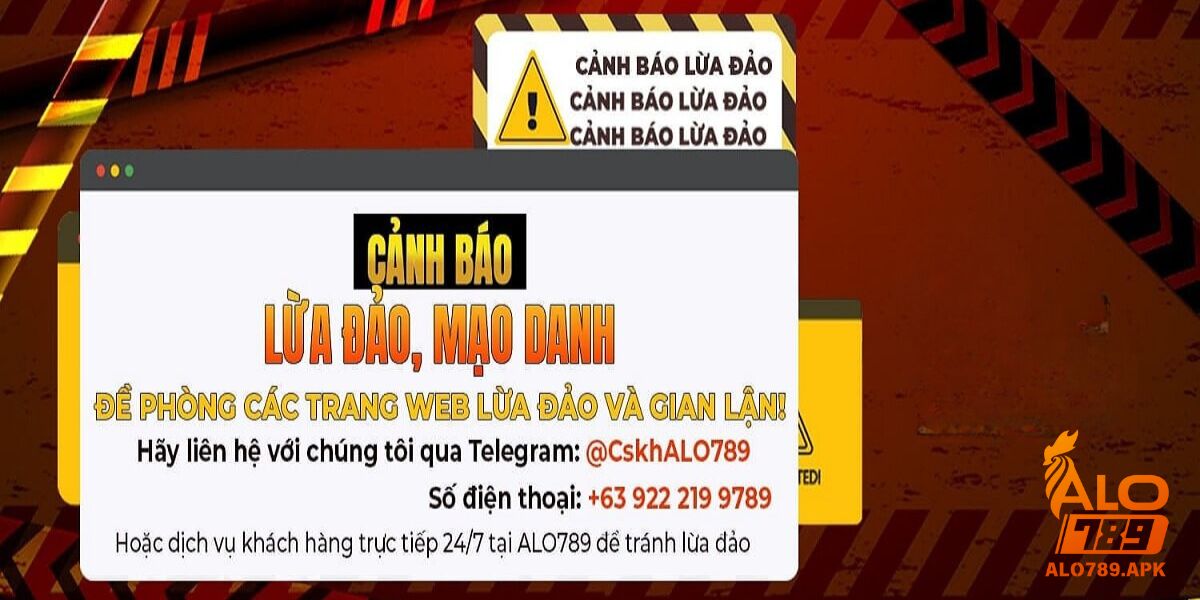 Cảnh báo giả mạo Alo789 trên Telegram